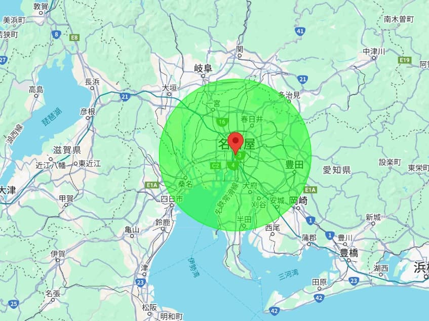 出張車内清掃ピカらく出張エリア