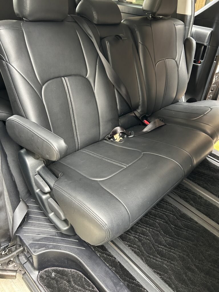 シート汚れ車内清掃後