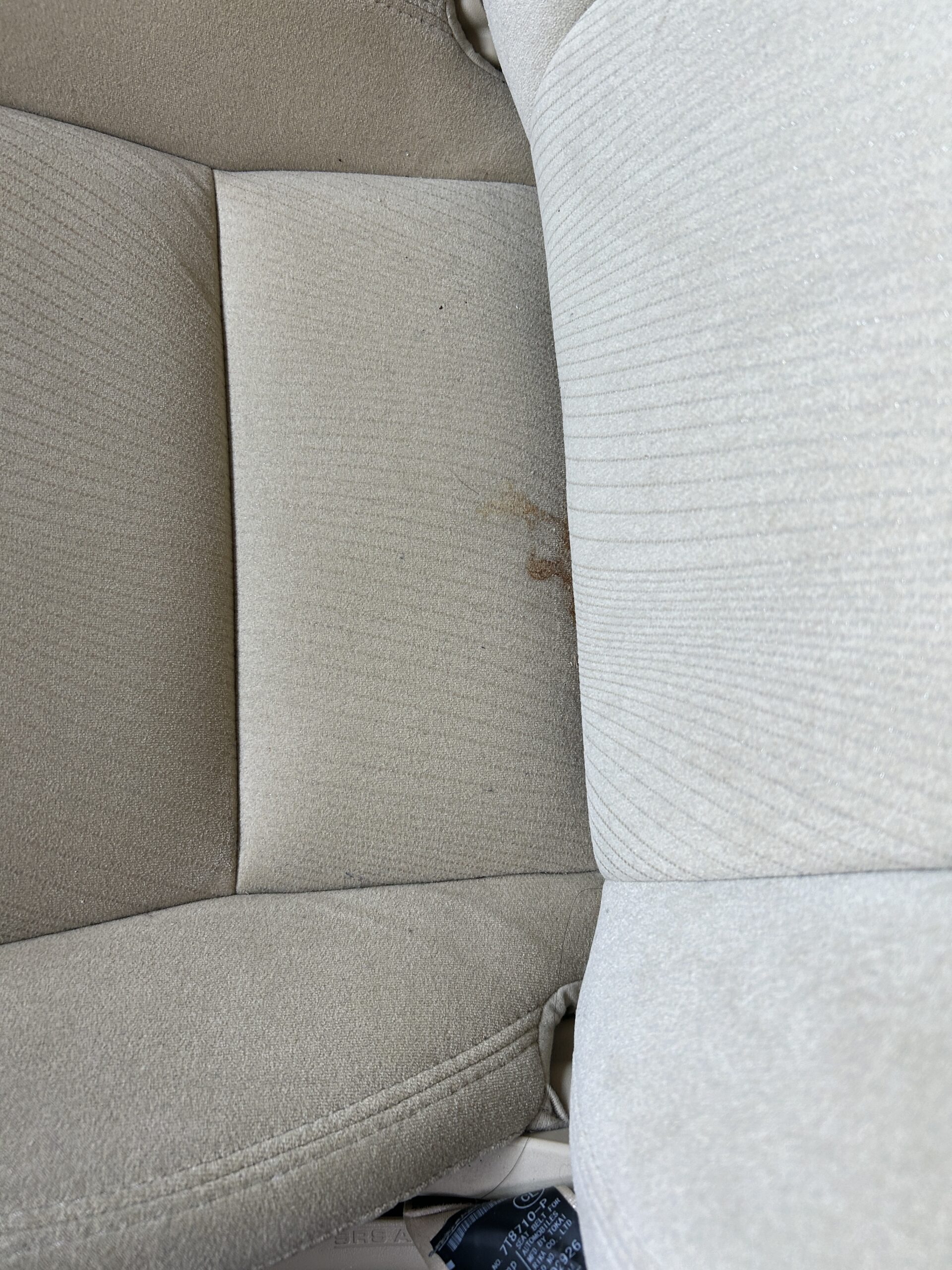 シートシミ汚れ